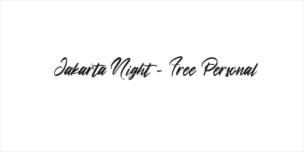 Jakarta Night - Free Personal Logo
