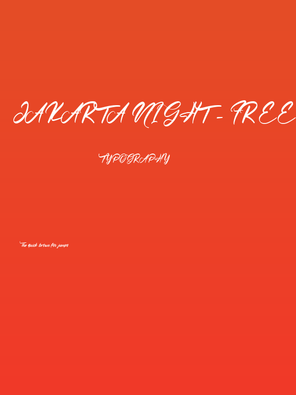 Jakarta Night - Free Personal Poster