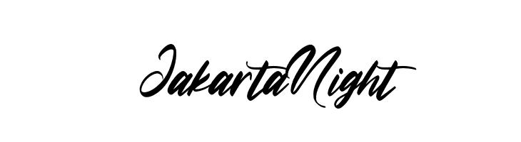 Jakarta Night  font caratteri gratis