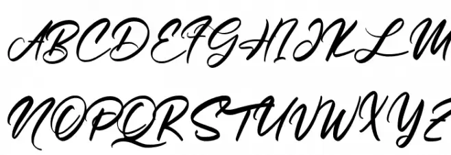 Jakarta Night Schriftart Groß