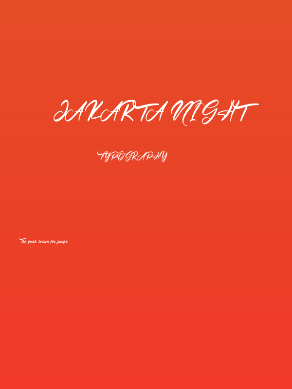 Jakarta Night Poster