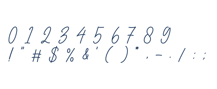 Jakarta Signature Other Characters