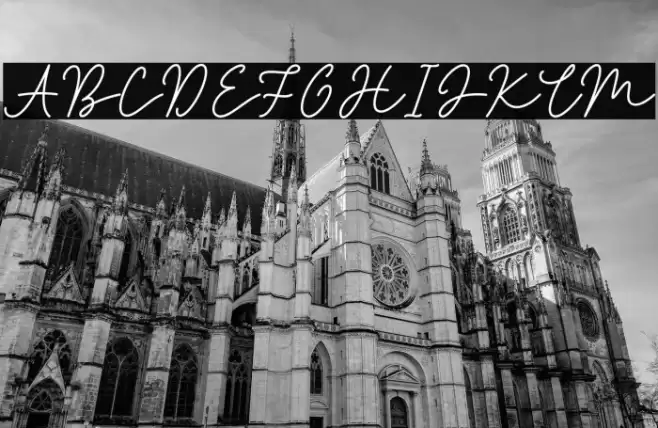 Jakarta Signature Font examples