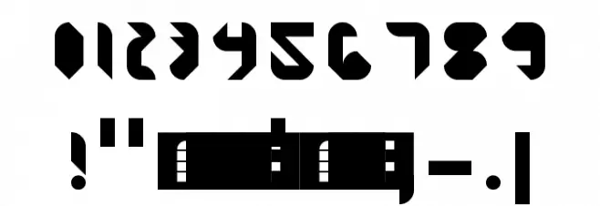 Jakarta Sunken Regular Font OTHER CHARS