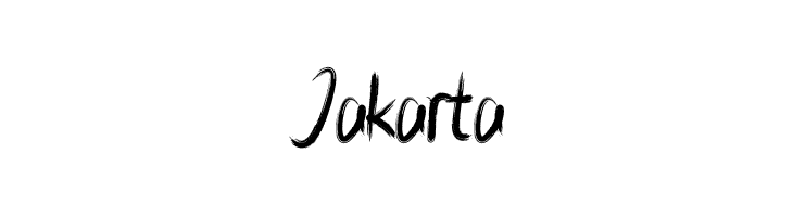 Jakarta  font caratteri gratis