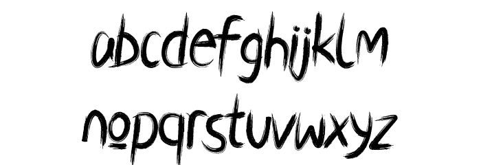 Jakarta Font LOWERCASE