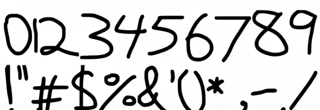 Jake Bitch Dude Font OTHER CHARS