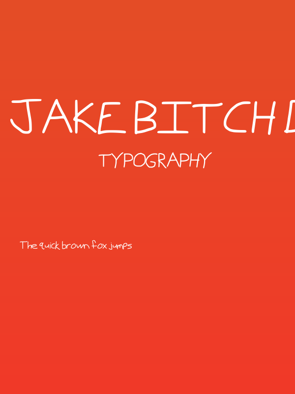 Jake Bitch Dude Poster