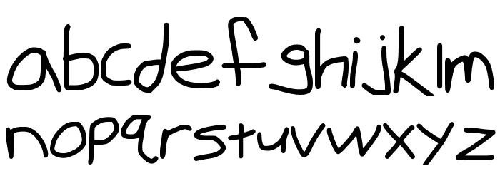 Jake Bitch Dude Font LOWERCASE