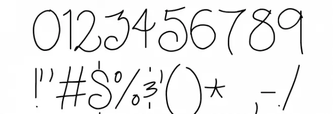 Jake and Abby Font OTHER CHARS