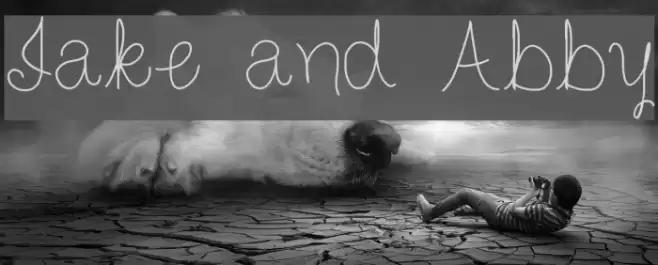 Jake and Abby Font examples