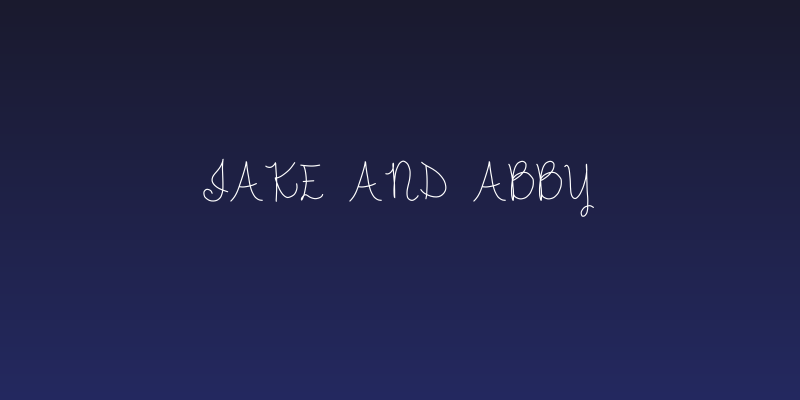 Jake and Abby Social Header
