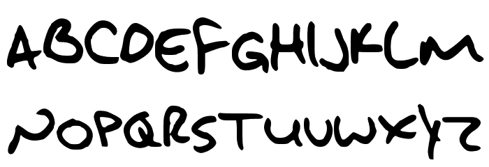 JakesHandwriting Font LOWERCASE