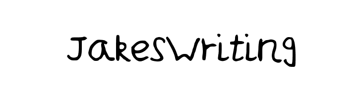 JakesWriting Font