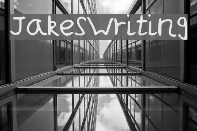 JakesWriting Font examples
