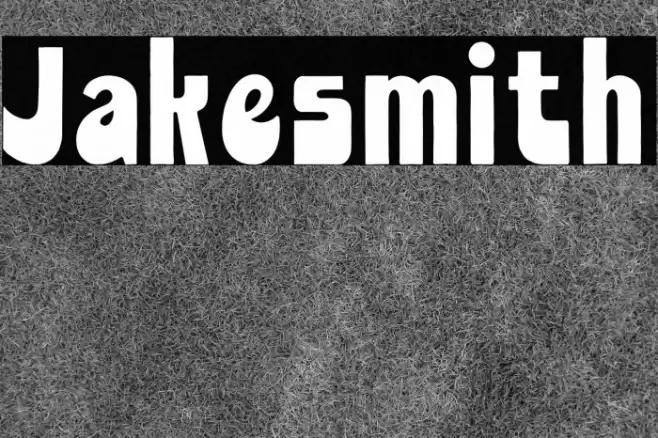 Jakesmith Font examples