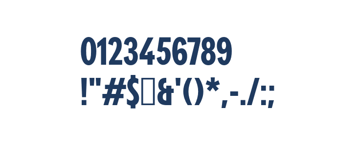 Jakob Semi-Condensed Other Characters