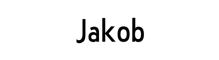 Jakob  les polices de caractères gratuit tlcharger