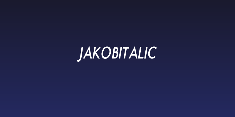 JakobItalic Social Header