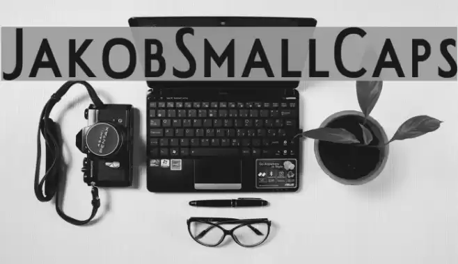 JakobSmallCaps Font examples