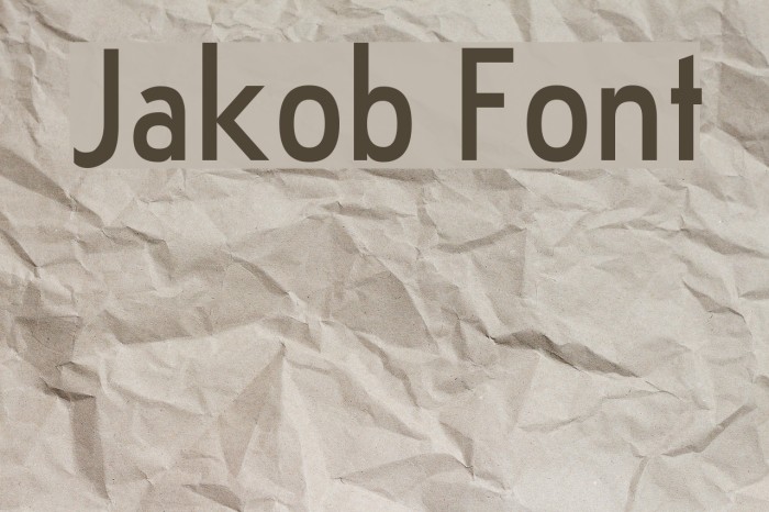 Jakob Font examples