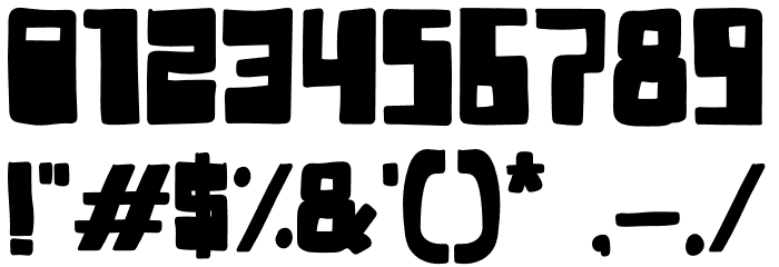 Jakusty Font OTHER CHARS