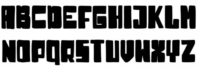 Jakusty Schriftart Groß