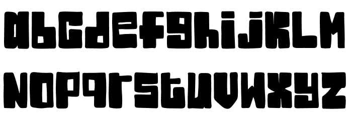 Jakusty Font LOWERCASE