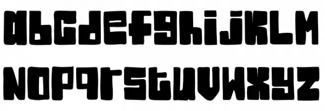Jakusty Font LOWERCASE