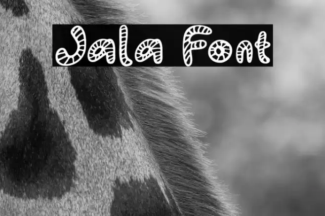 Jala Font examples