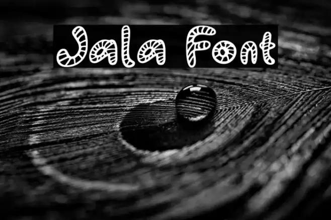Jala Font examples