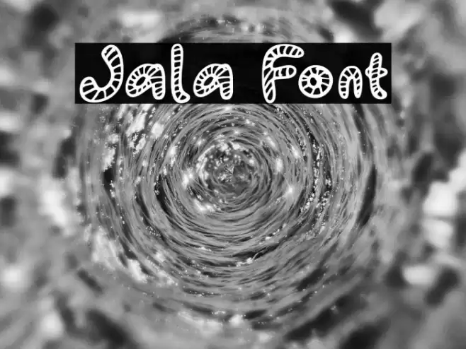 Jala Font examples