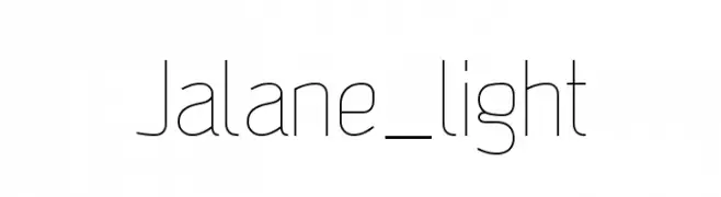 Jalane_light  नि: शुल्क फ़ॉन्ट्स डाउनलोड