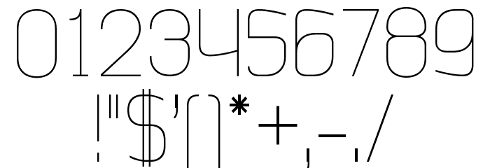Jalane_light Font OTHER CHARS
