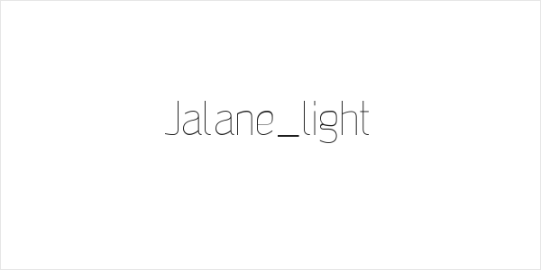 Jalane_light Logo