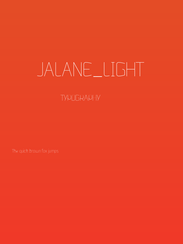 Jalane_light Poster