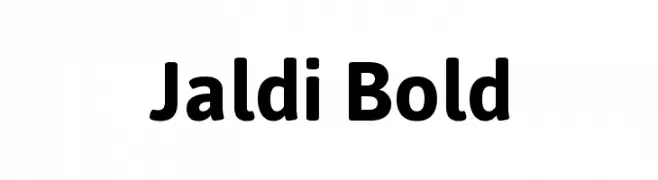 Jaldi Bold  नि: शुल्क फ़ॉन्ट्स डाउनलोड