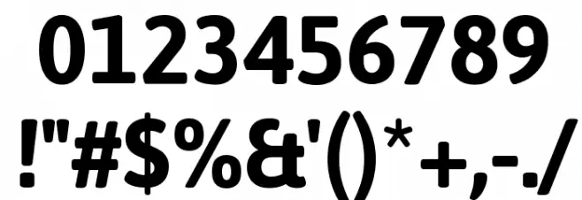 Jaldi Bold Font OTHER CHARS