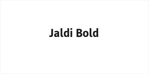 Jaldi Bold Logo