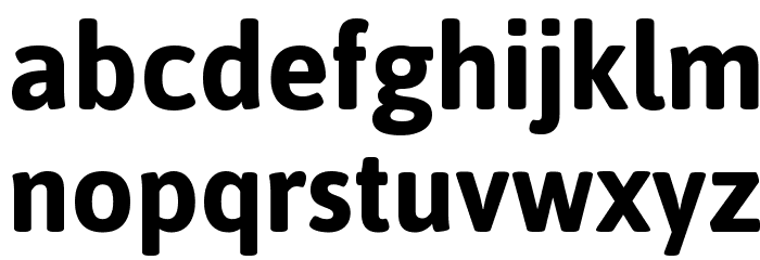 Jaldi Bold Font LOWERCASE