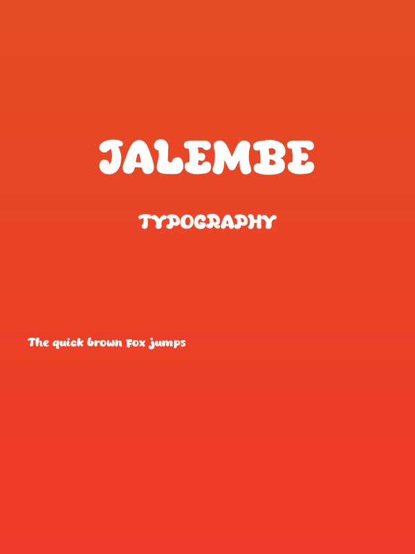 Jalembe Poster