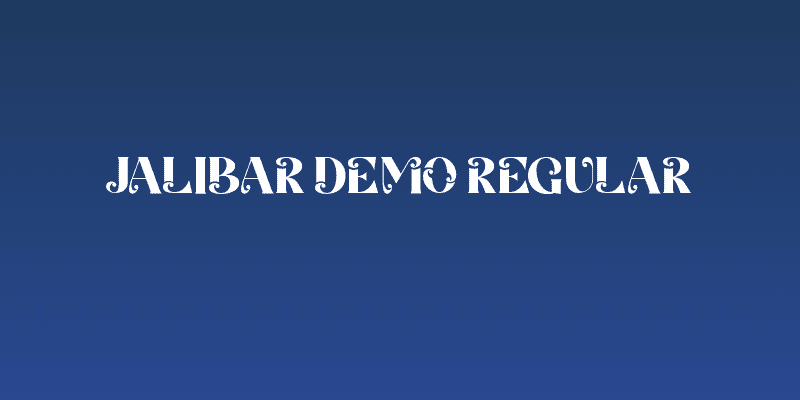 Jalibar DEMO Regular Social Header