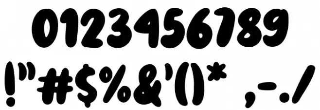 Jalibar フォント その他の文字