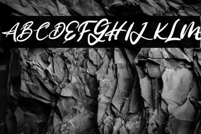 JalieFREE Font examples