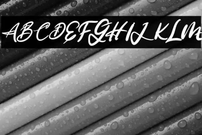 JalieFREE Font examples