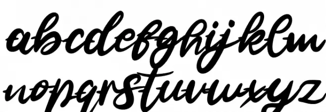 JalieFREE Schriftart Kleinbuchstaben