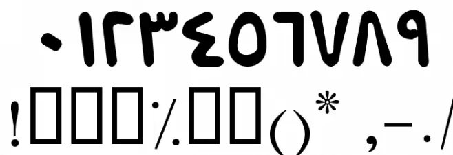 Jalil Font OTHER CHARS