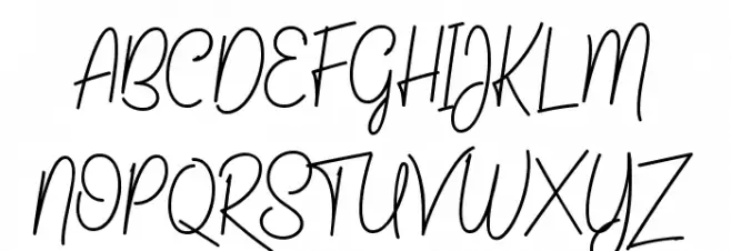 Jalisco Script Demo Caratteri MAIUSCOLE