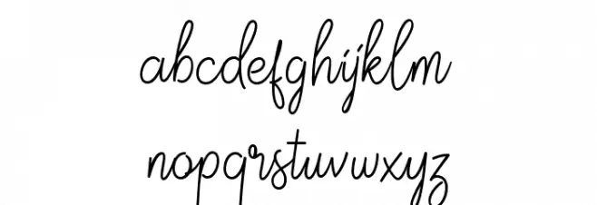 JaliscoScriptDemo Schriftart Kleinbuchstaben