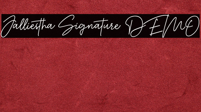 Jalliestha Signature DEMO Example 1